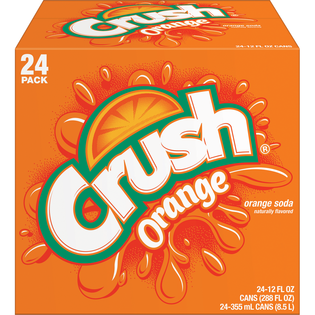 미국직구 Crush, Orange, 12 oz, 24 ct