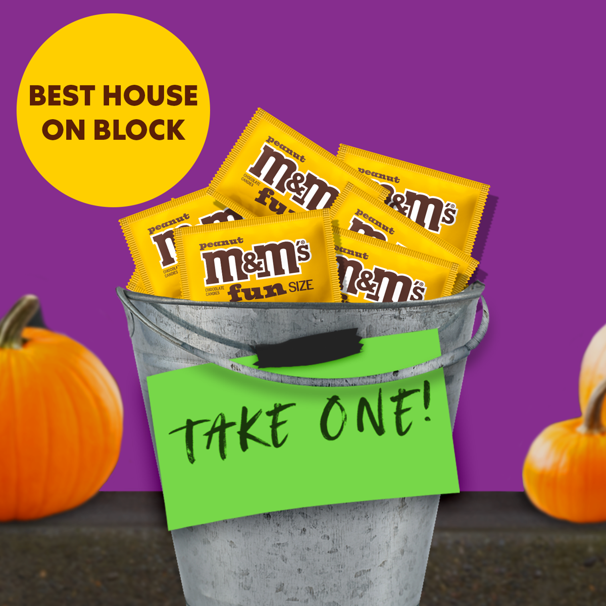 미국직구 M&M's Fun Size 초콜릿 208g 2팩 / M&M's Fun Size Peanut Milk Chocolate Halloween Candy - 2 5