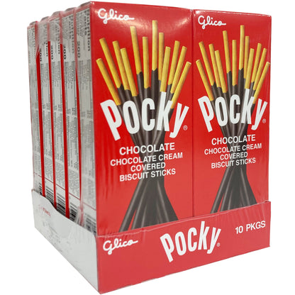 미국직구 Pocky Cream Covered Biscuit Sticks, Chocolate, 1.41 oz, 10 ct
