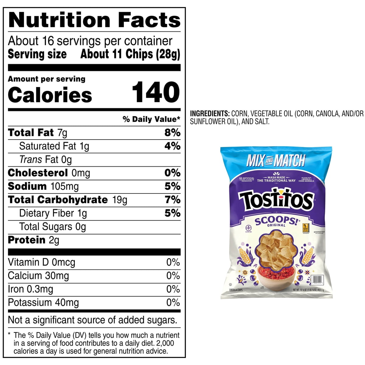 미국직구 Tostitos Scoops 457g / Tostitos Scoops! Original Tortilla Chips, 457g 2