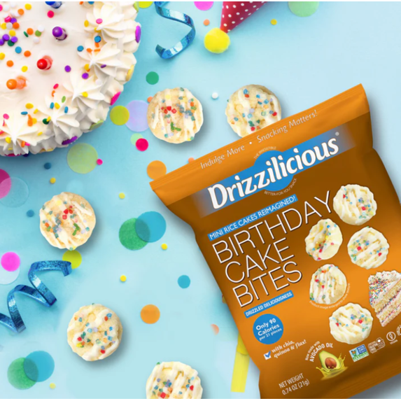 미국직구 2 pack Drizzilicious 21g 2팩 / 2 pack Drizzilicious Birthday Cake Mini Rice Cake Glute 4