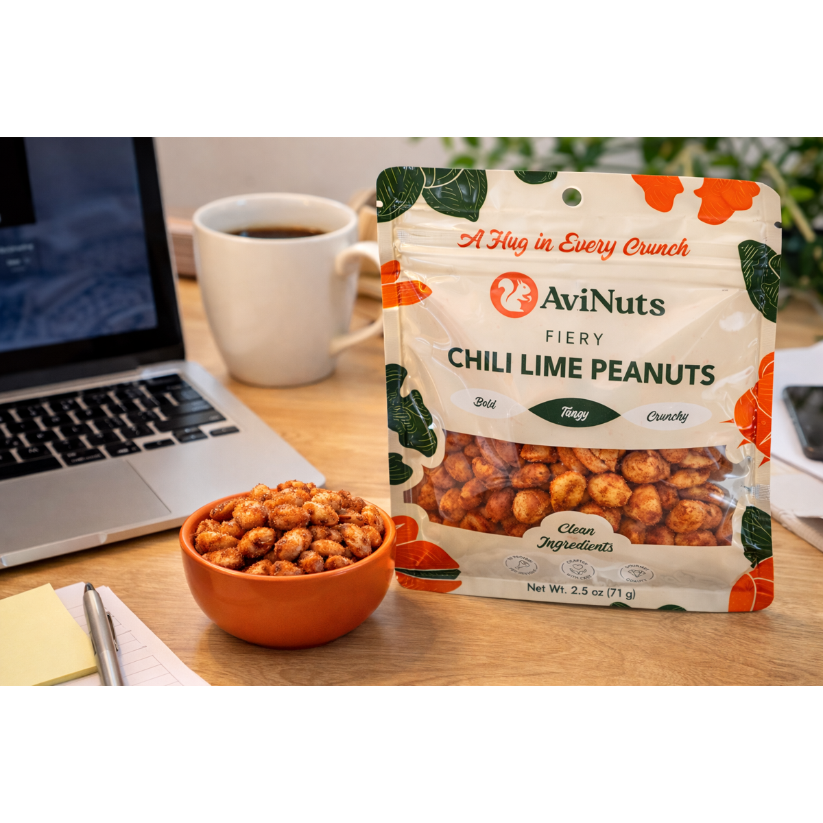 미국직구 Chili Lime Peanuts 견과 71g 2팩 / Chili Lime Peanuts, Spicy Roasted Peanut Snack Pack, O 4