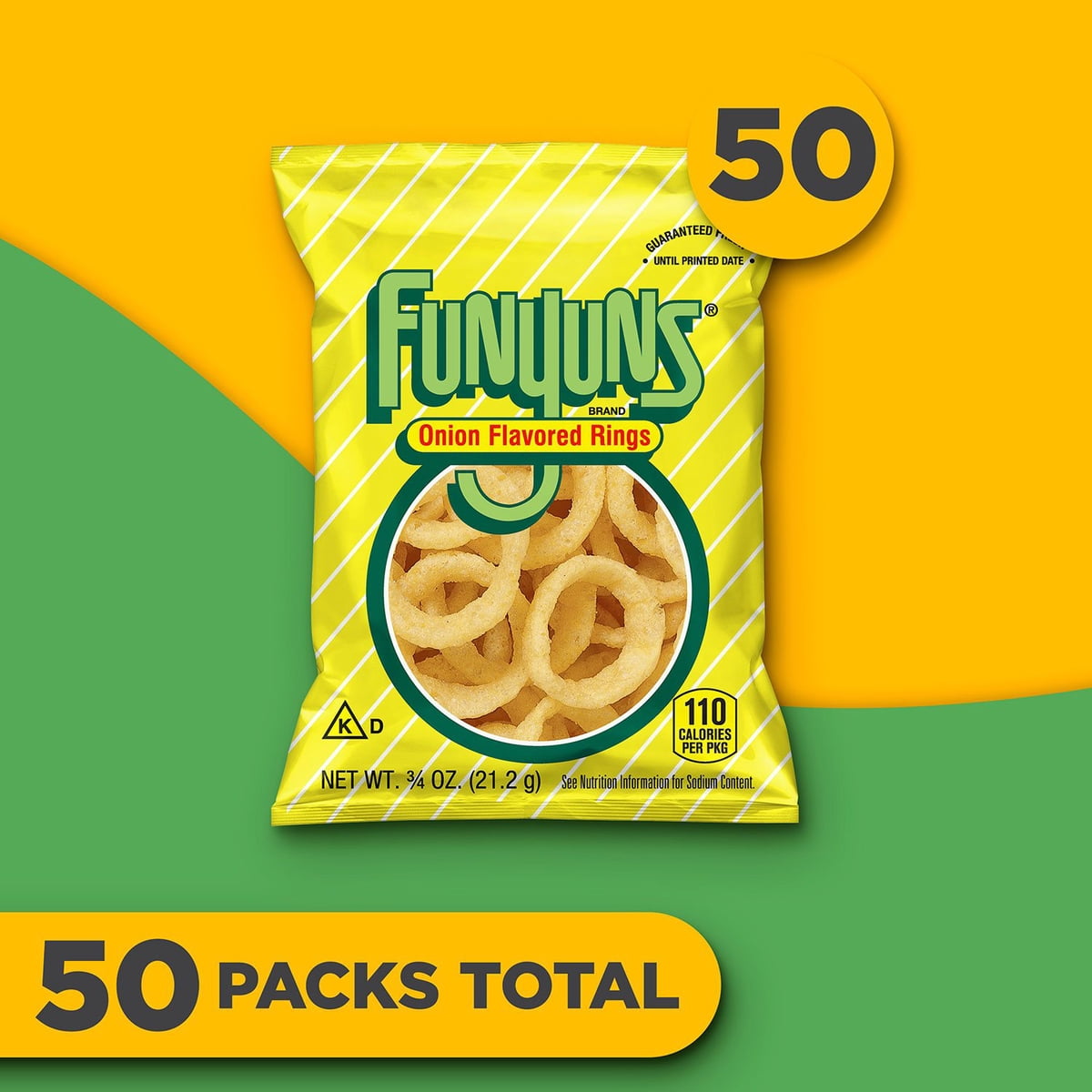 미국직구 Funyuns Onion Rings 21g 50팩 / Funyuns Onion Rings Snacks, 21g, 50 ct. 3