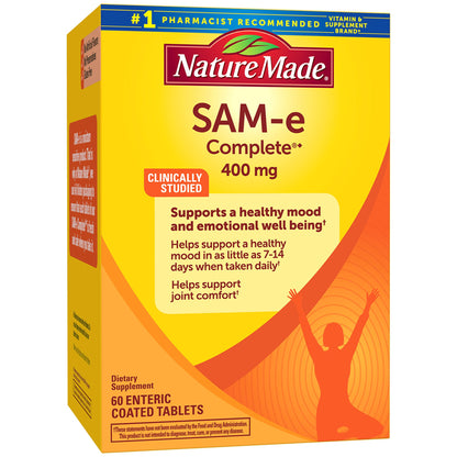 미국직구 네이처메이드 영양제 Nature Made SAM-e Complete 400 mg., 60 Tablets