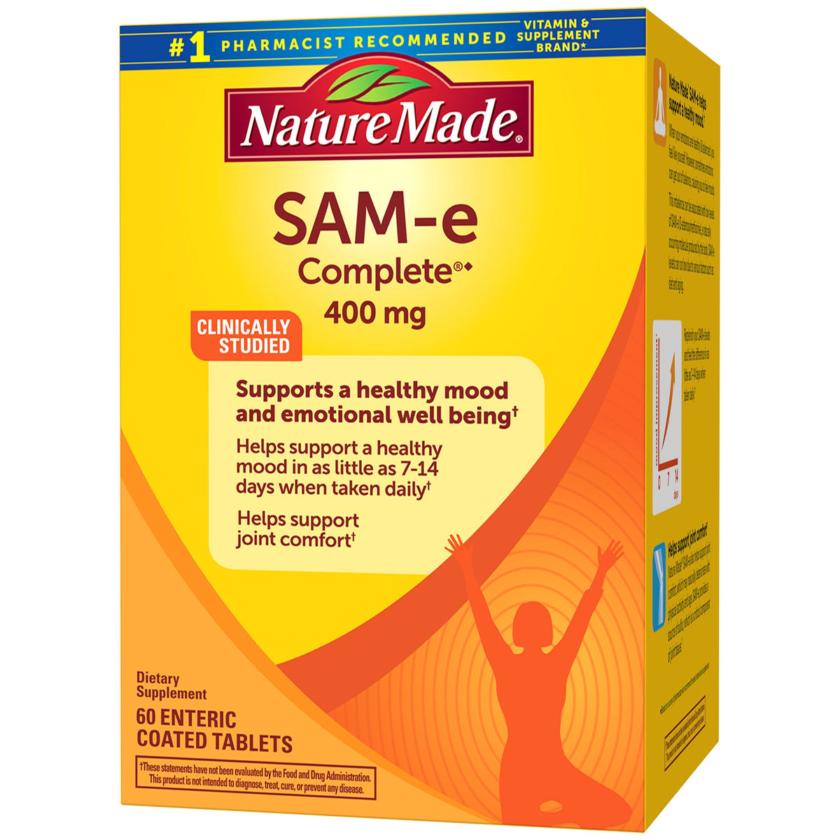 미국직구 네이처메이드 영양제 Nature Made SAM-e Complete 400 mg., 60 Tablets