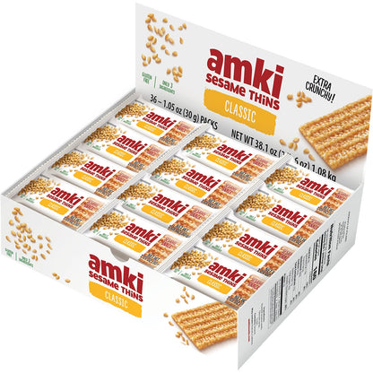미국직구 Amki Sesame Thins, Classic, 1.05 oz, 36 ct