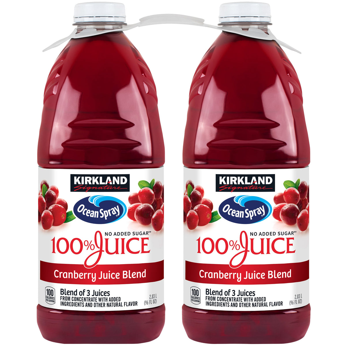 미국직구 Kirkland Signature Cranberry Premium 100% Juice Blend, 96 fl oz, 2 ct
