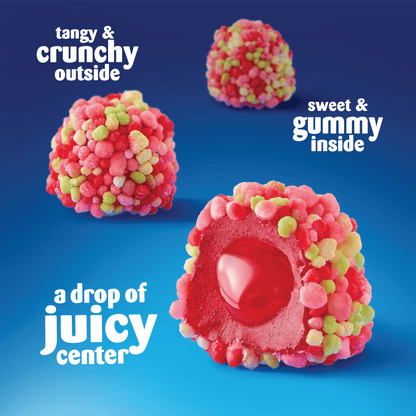 미국직구 너즈 Juicy Gummy Clusters, Strawberry Punch, Juicy and Gummy Candy, for Snacking and Sharing, 7.15 oz Stand Up Bag