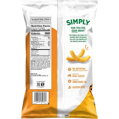 미국직구 Cheetos Simply 170g / Cheetos Simply White Cheddar Puffs Snacks - 170g 3