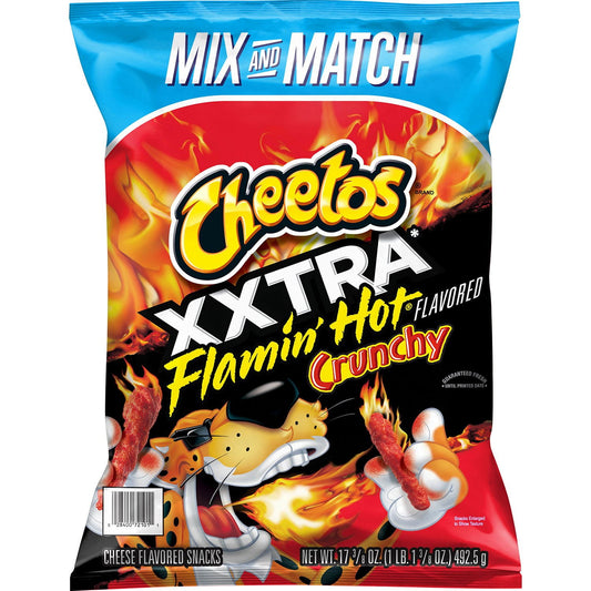 미국직구 Cheetos XXTRA Flamin' 492g / Cheetos XXTRA Flamin' Hot Cheese Flavored Snacks, 492g 1