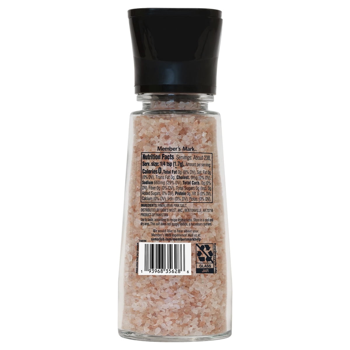 미국직구 Member s Mark 405g / Member’s Mark Himalayan Pink Salt Grinder, 405g 7