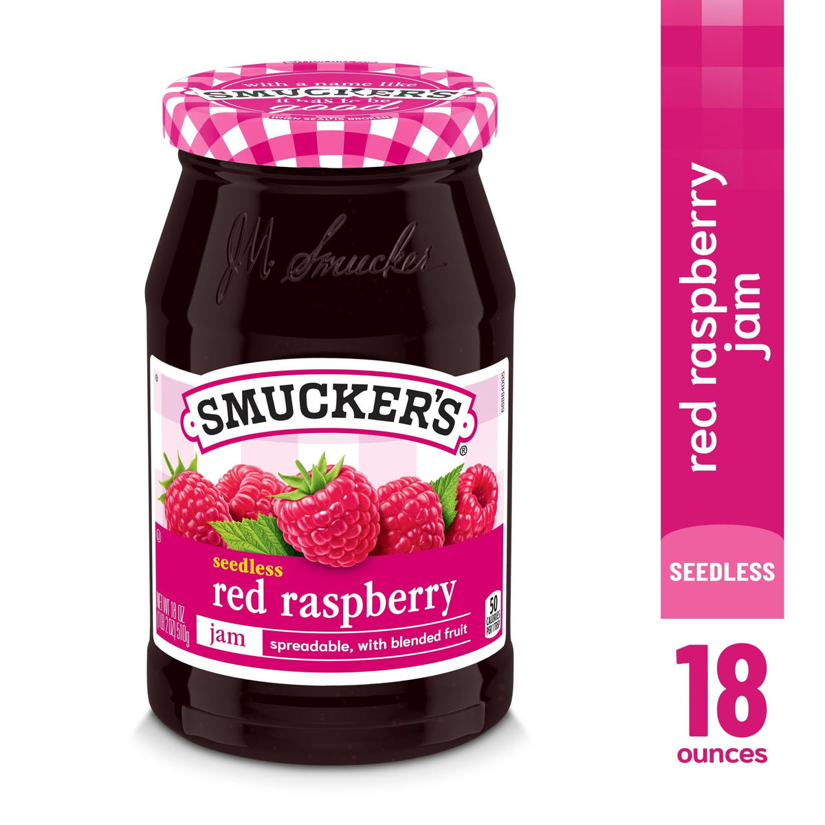 미국직구 Smucker’s Seedless Red Raspberry Jam, 18 oz Jar