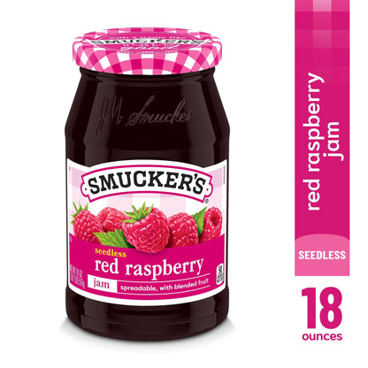 미국직구 Smucker’s Seedless Red Raspberry Jam, 18 oz Jar