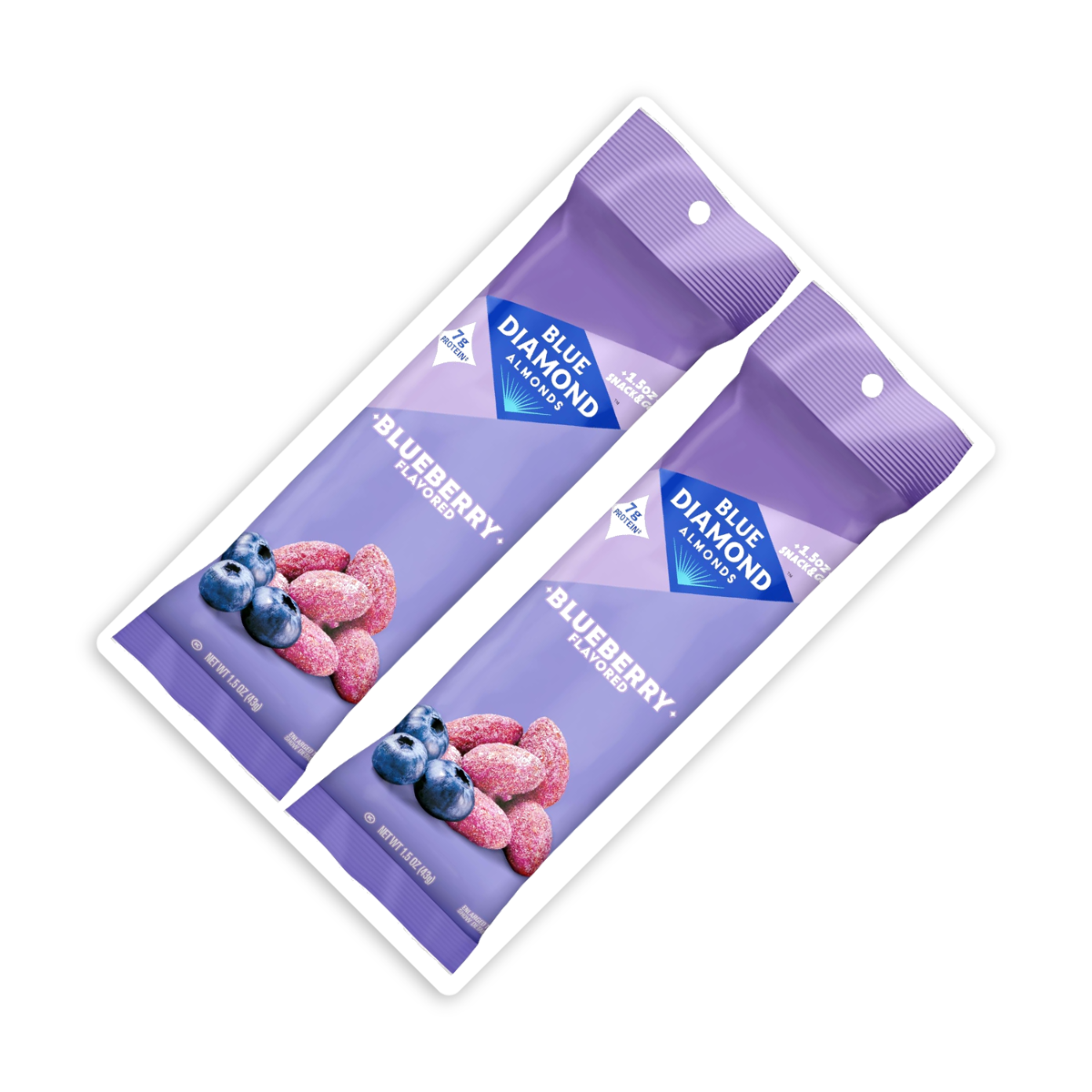미국직구 Blue Diamond Blueberry 견과 43g / Blue Diamond Blueberry Almonds, 24 Tubes x 43g Each,  4