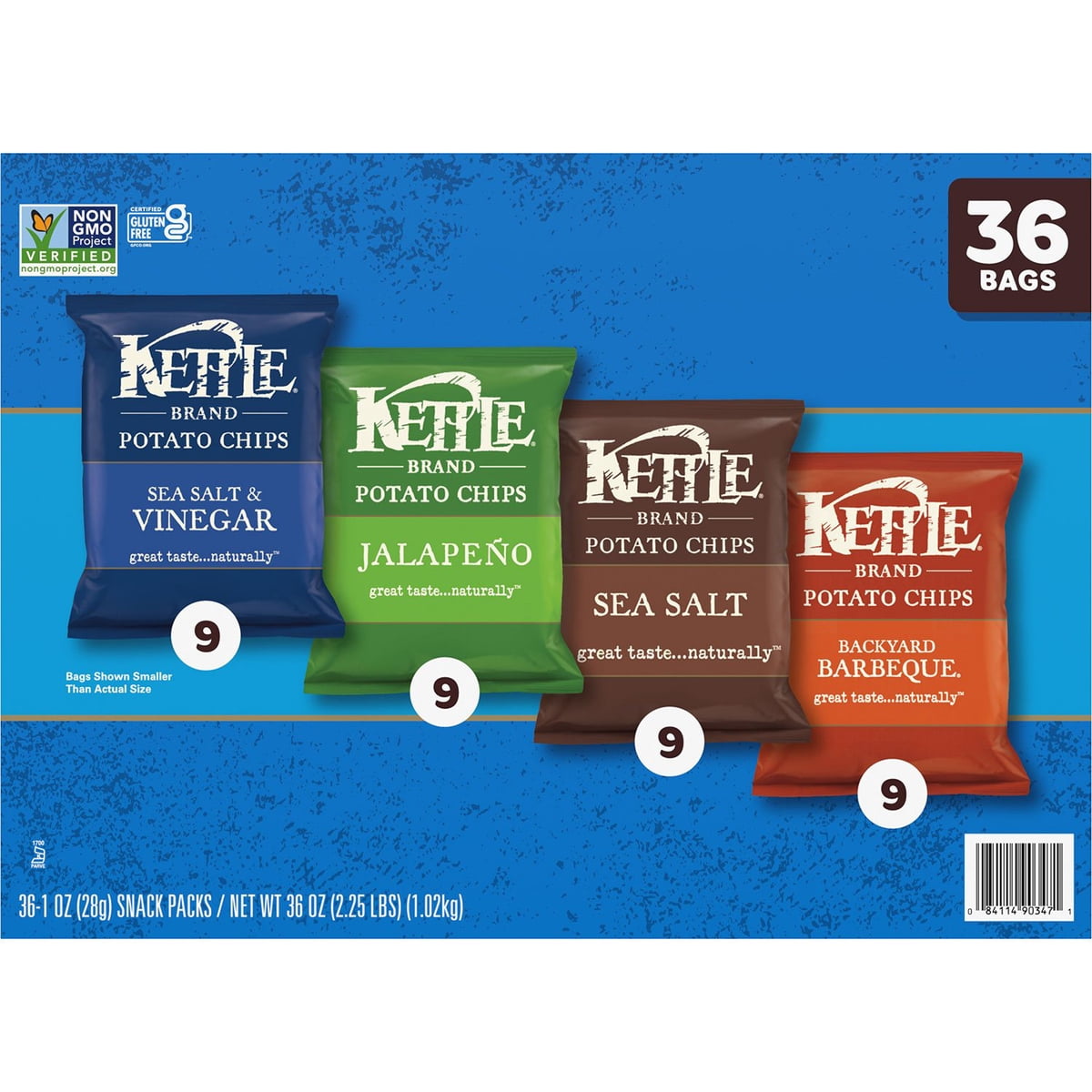 미국직구 Kettle 28g 36팩 / Kettle Variety Pack Potato Chips, 28g, 36 ct. 4
