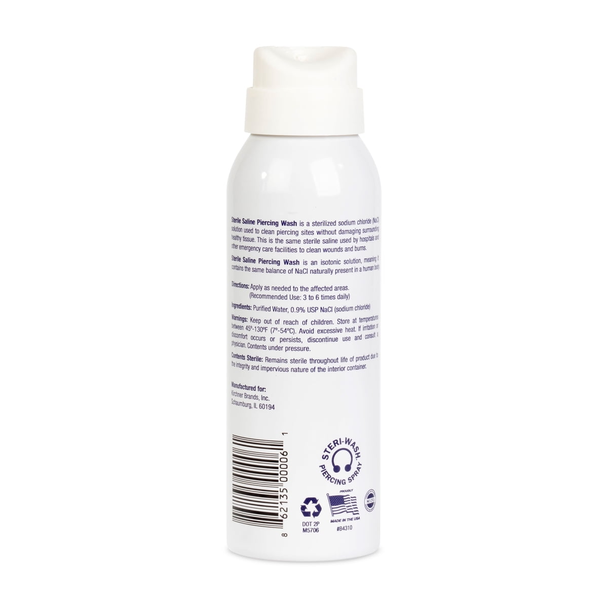 미국직구 Steri-Wash Aftercare Saline 89ml / Steri-Wash® Aftercare Saline Piercing Spray, 89ml 2