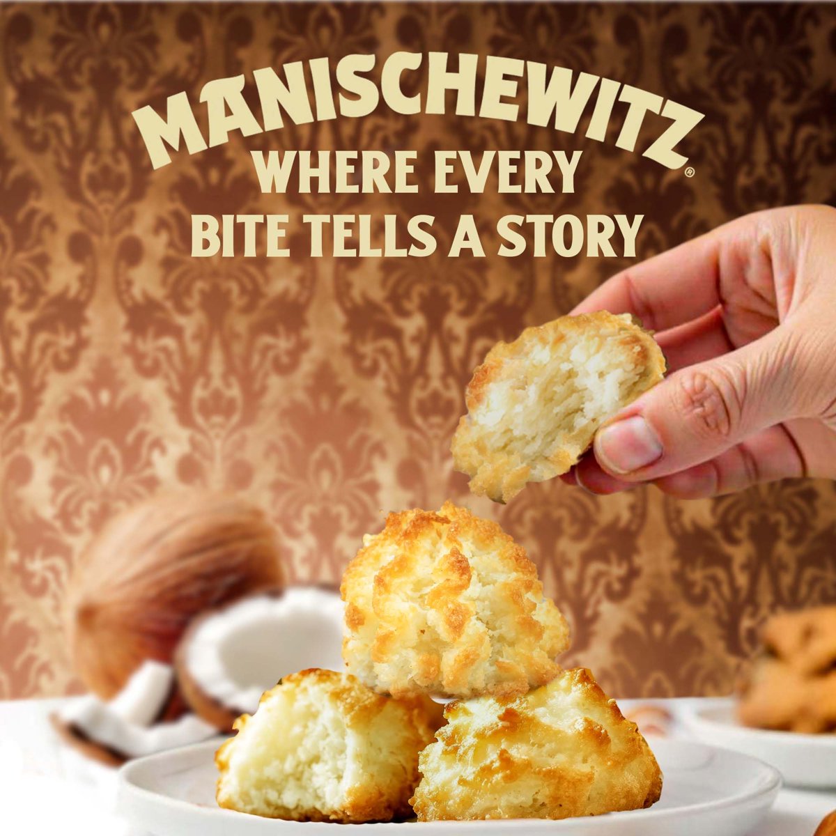 미국직구 3x Manischewitz Almond 견과 283g 2팩 / 3x | Manischewitz Almond Macaroons, 283g (2 Pack) 3