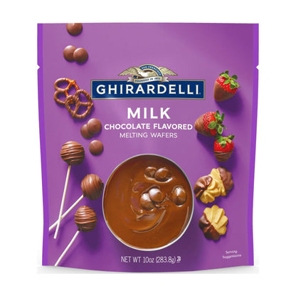 미국직구 기라델리 Milk Chocolate Flavored Melting Wafers, 10 oz Bag
