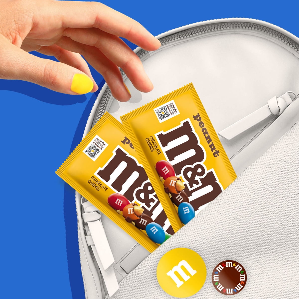 미국직구 M&M'S Peanut 초콜릿 49g / M&M'S Peanut Milk Chocolate Candy, Singles Size, 49g, 48 pk. 6