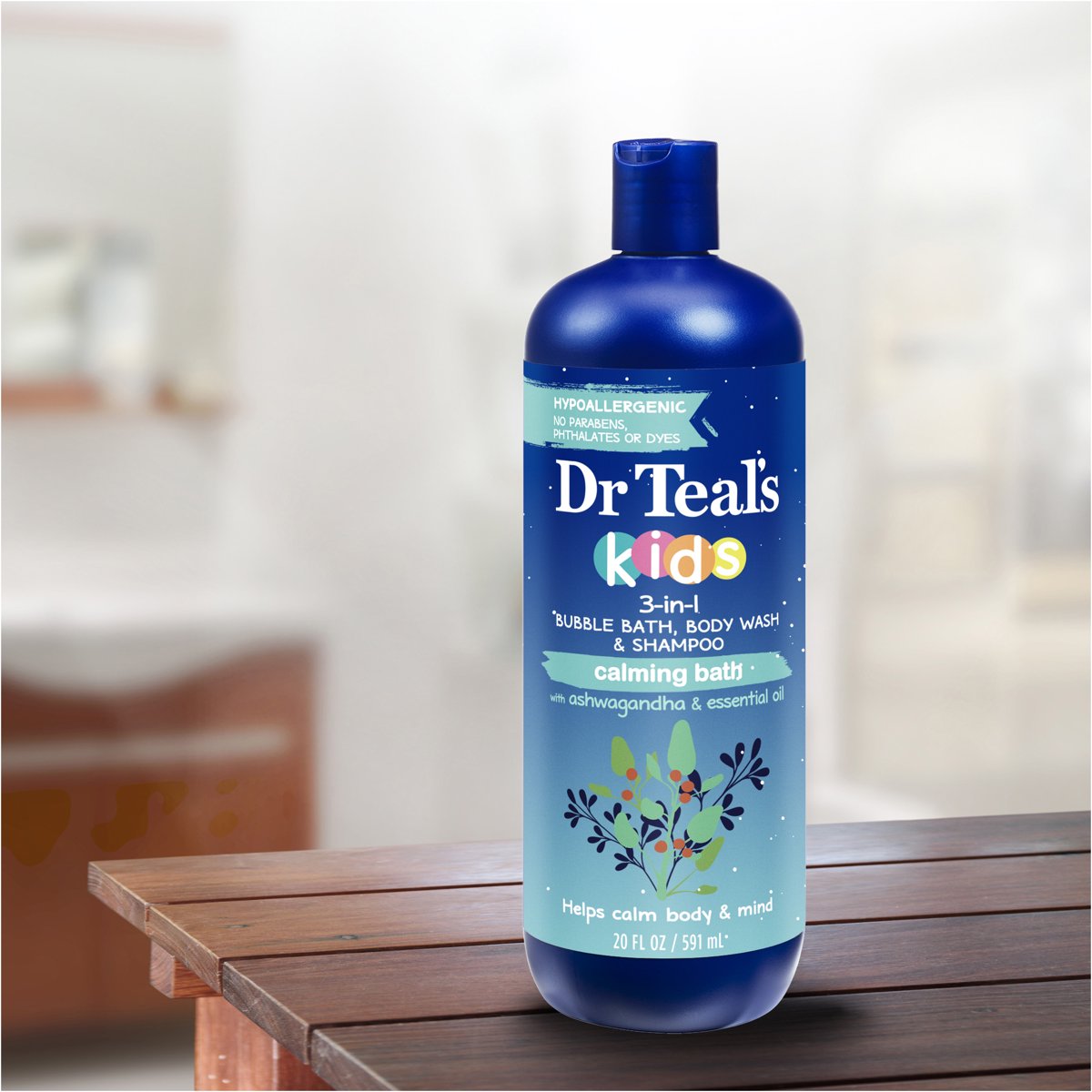미국직구 Dr Teal's Kids 샴푸 591ml / Dr Teal's Kids 3-in-1 Bubble Bath, Body Wash & Shampoo with 4