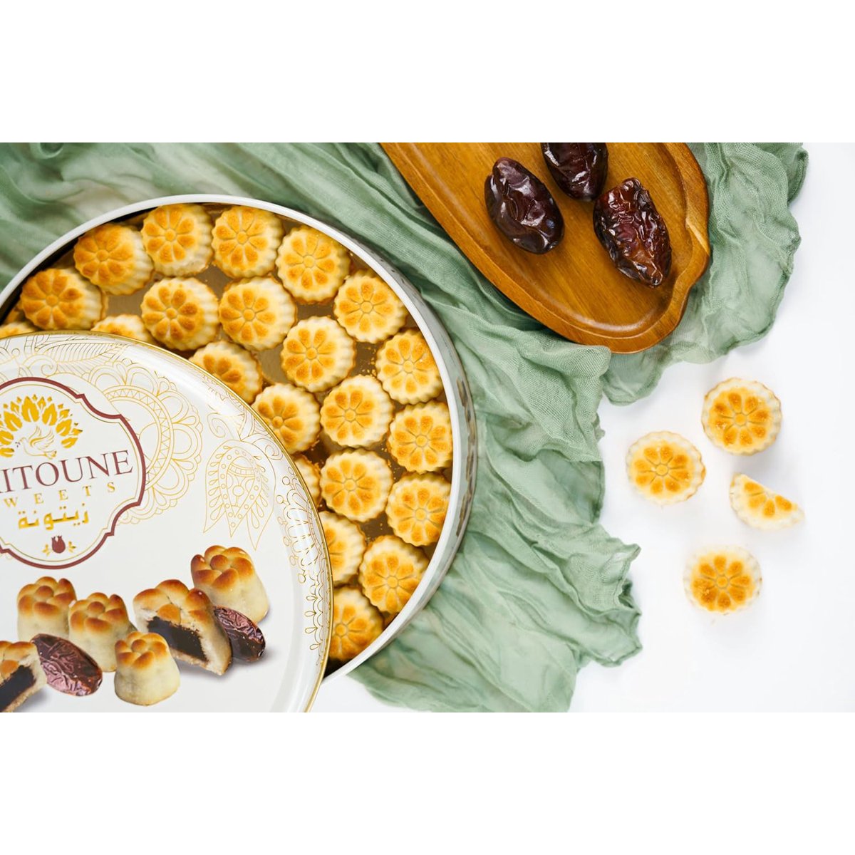 미국직구 Zaitoune Maamoul Date 과자 500g / Zaitoune Maamoul Date Cookies, 500g 3