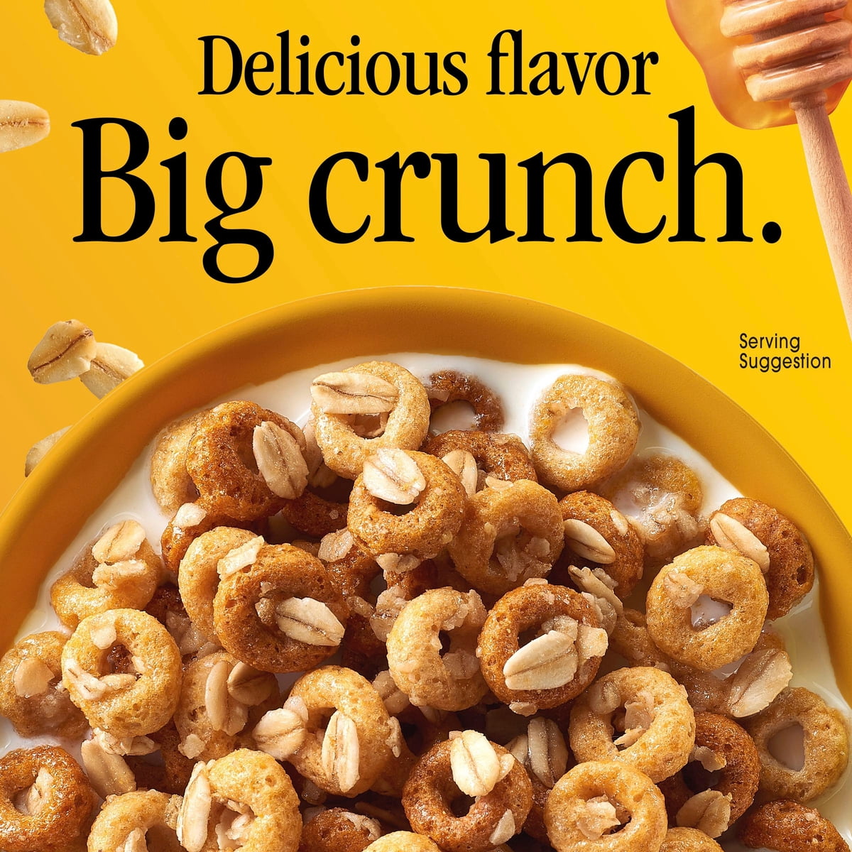 미국직구 Cheerios Oat Crunch 680g 2팩 / Cheerios Oat Crunch Oats 'N Honey Breakfast Cereal, Fam 2