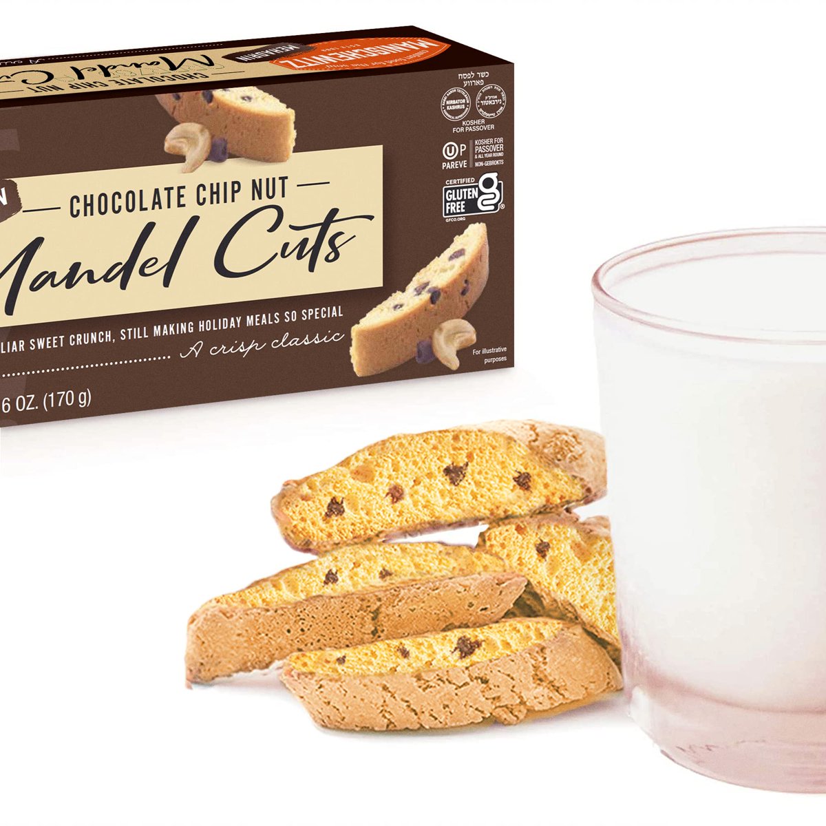 미국직구 3x Manischewitz 초콜릿 170g 2팩 / 3x | Manischewitz Chocolate Chip Nut Mandel Cuts 170g ( 3