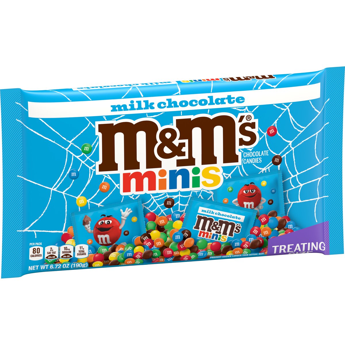 미국직구 M&M's Minis 초콜릿 191g 2팩 / M&M's Minis Milk Chocolate Halloween Candy Fun Size packs,  4
