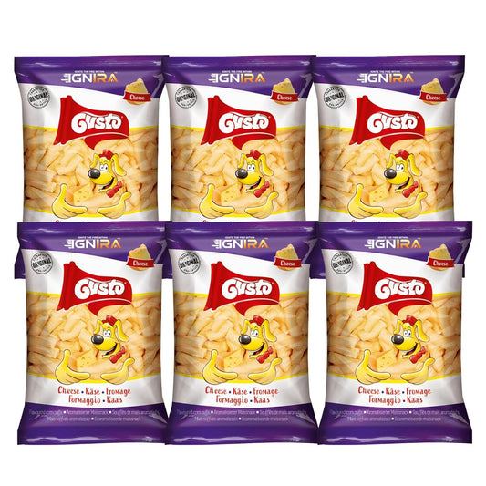 미국직구 6팩 / (6 pack) Gusto Cheese Puffs Snack from IGNIRA, Baked Cheese Puff Treat 1