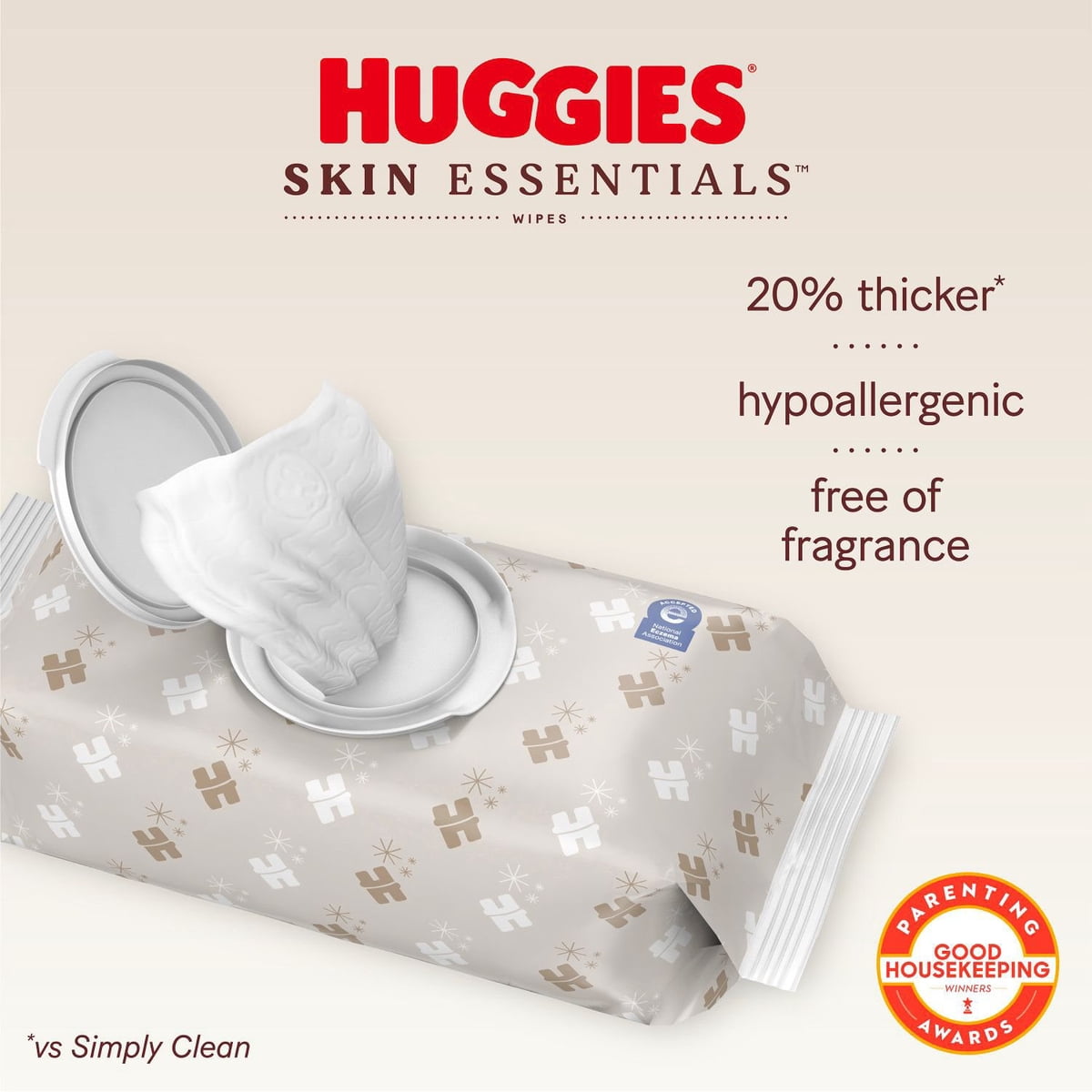 미국직구 Huggies Skin Essentials 640팩 / Huggies Skin Essentials Hypoallergenic Baby Wipes, 10 Flip-Top P 3