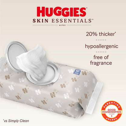 미국직구 Huggies Skin Essentials 640팩 / Huggies Skin Essentials Hypoallergenic Baby Wipes, 10 Flip-Top P 3