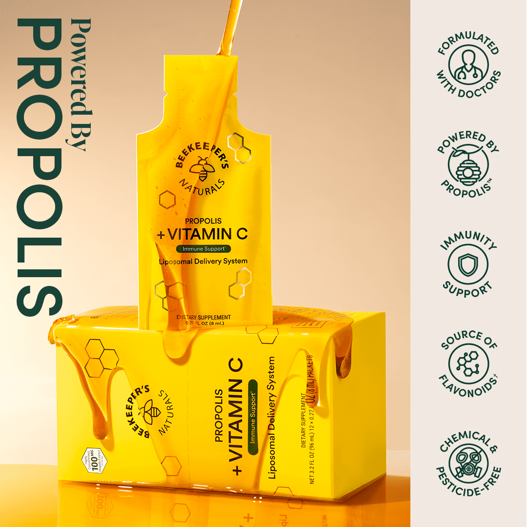 미국직구 Beekeeper's Naturals Propolis 비타민 x2 / Beekeeper's Naturals Propolis Liposomal Vitami 6