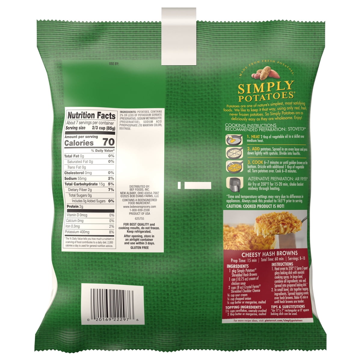 미국직구 Simply Potatoes Shredded 567g 2팩 / Simply Potatoes Shredded Hash Browns, 567g, 2 ct. 3