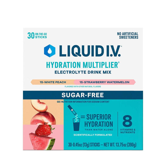 미국직구 리퀴드아이비 슈가프리 링팝 30개입 / Liquid I.V. Sugar Free Hydration Multiplier Ring Pop, 30 Count