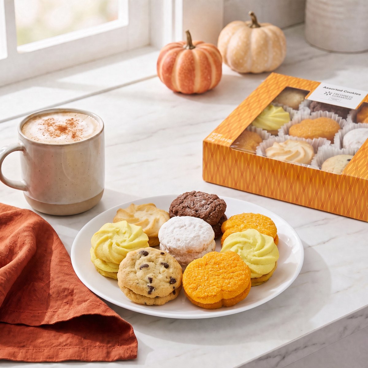 미국직구 Freshness Guaranteed 과자 595g / Freshness Guaranteed Assorted Harvest Cookies, 595g, 4 2
