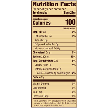 미국직구 Snyder's of Hanover Mini Pretzels, 100 Calorie Pack, 0.92 oz, 60 ct