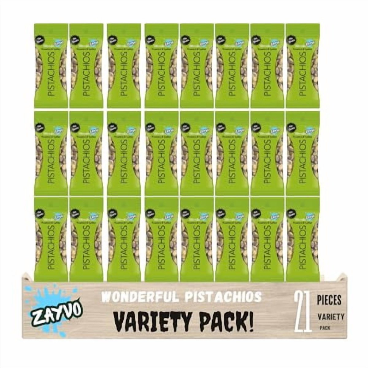 미국직구 Wnerfull Salted & 21g / Wnerfull Salted & Roasted Pistachios, No Shells, 21g Packs, 2 3