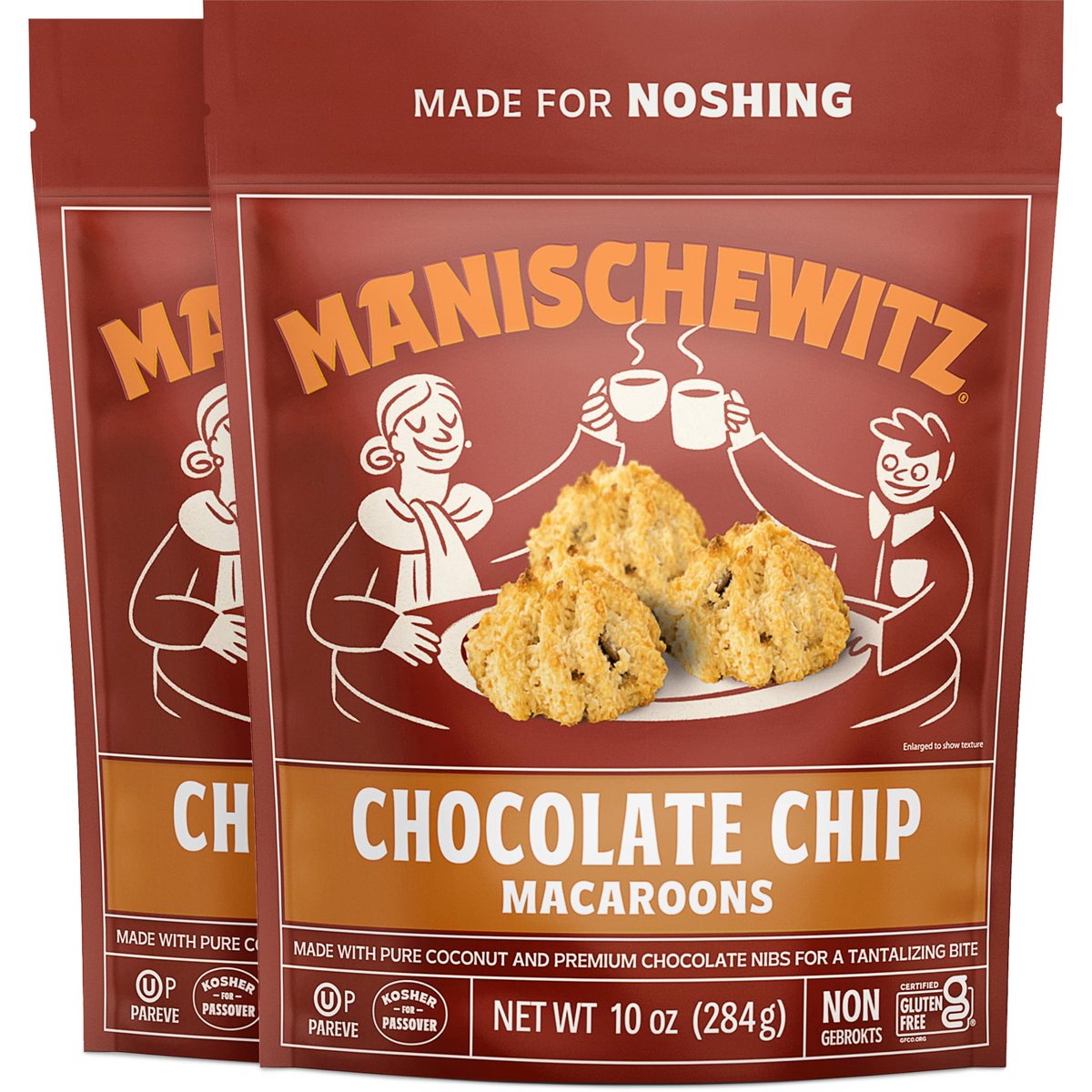 미국직구 3x Manischewitz Macaroon 초콜릿 283g 2팩 / 3x | Manischewitz Macaroon Chocolate Chip Cook 2