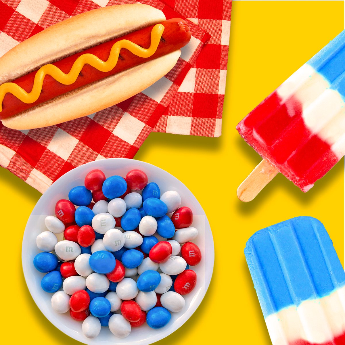 미국직구 M&M's Peanut 초콜릿 285g / M&M's Peanut Milk Chocolate Red, White & Blue Summer Candy –  3