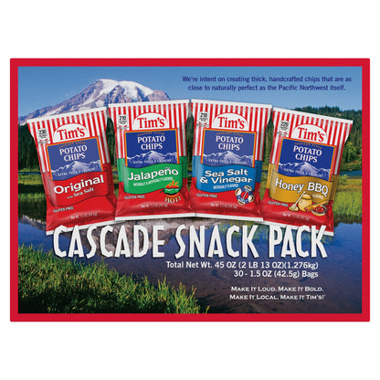미국직구 Tim's Potato Chips, Variety Pack, 1.5 oz, 30 ct