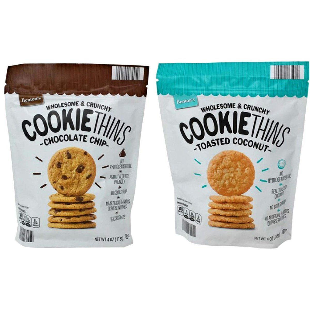 미국직구 3 Pack Bentons 초콜릿 6g 3팩 / 3 Pack | Bentons Wholesome And Crunchy Cookie Thins Chocol 2