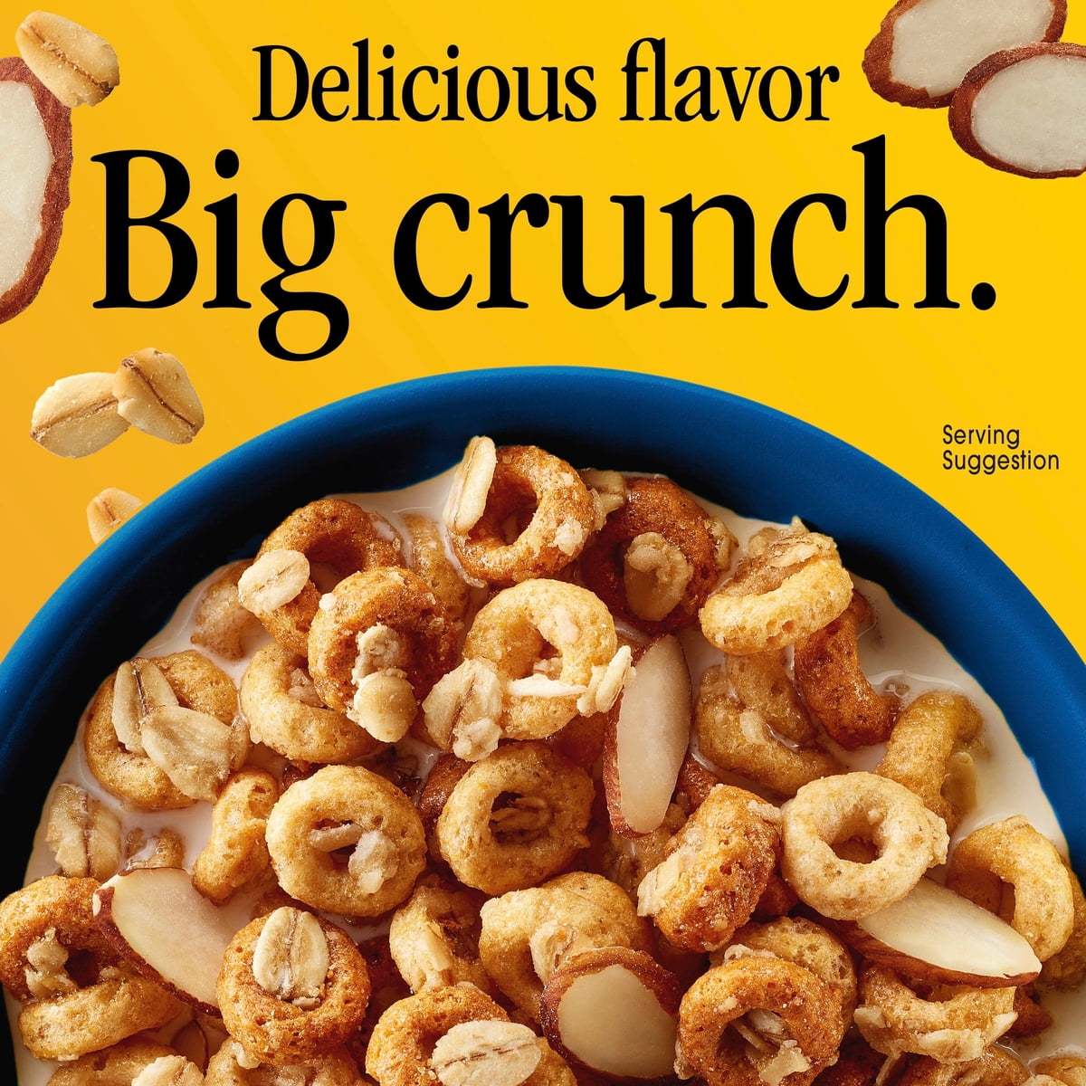 미국직구 Cheerios Oat Crunch 견과 680g 2팩 / Cheerios Oat Crunch Almond Breakfast Cereal Made Wit 2