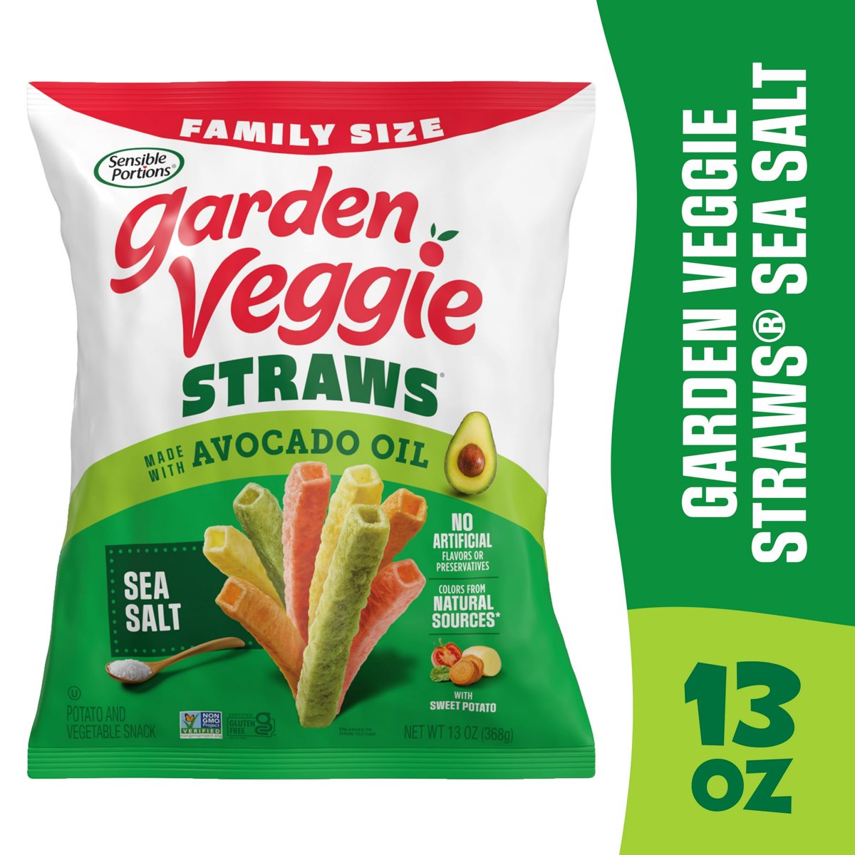 미국직구 3 pack Sensible 384ml 3팩 / 3 pack Sensible Portions Garden Veggie Straws Made with Av 5
