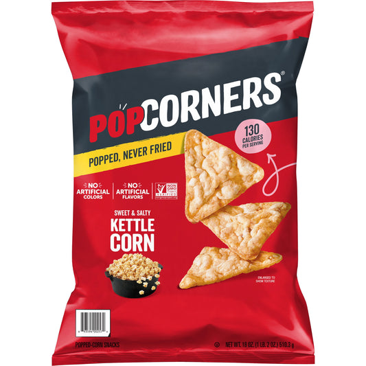 미국직구 PopCorners Sweet & 510g / PopCorners Sweet & Salty Kettle Corn Popped-Corn Snack, 510g 1