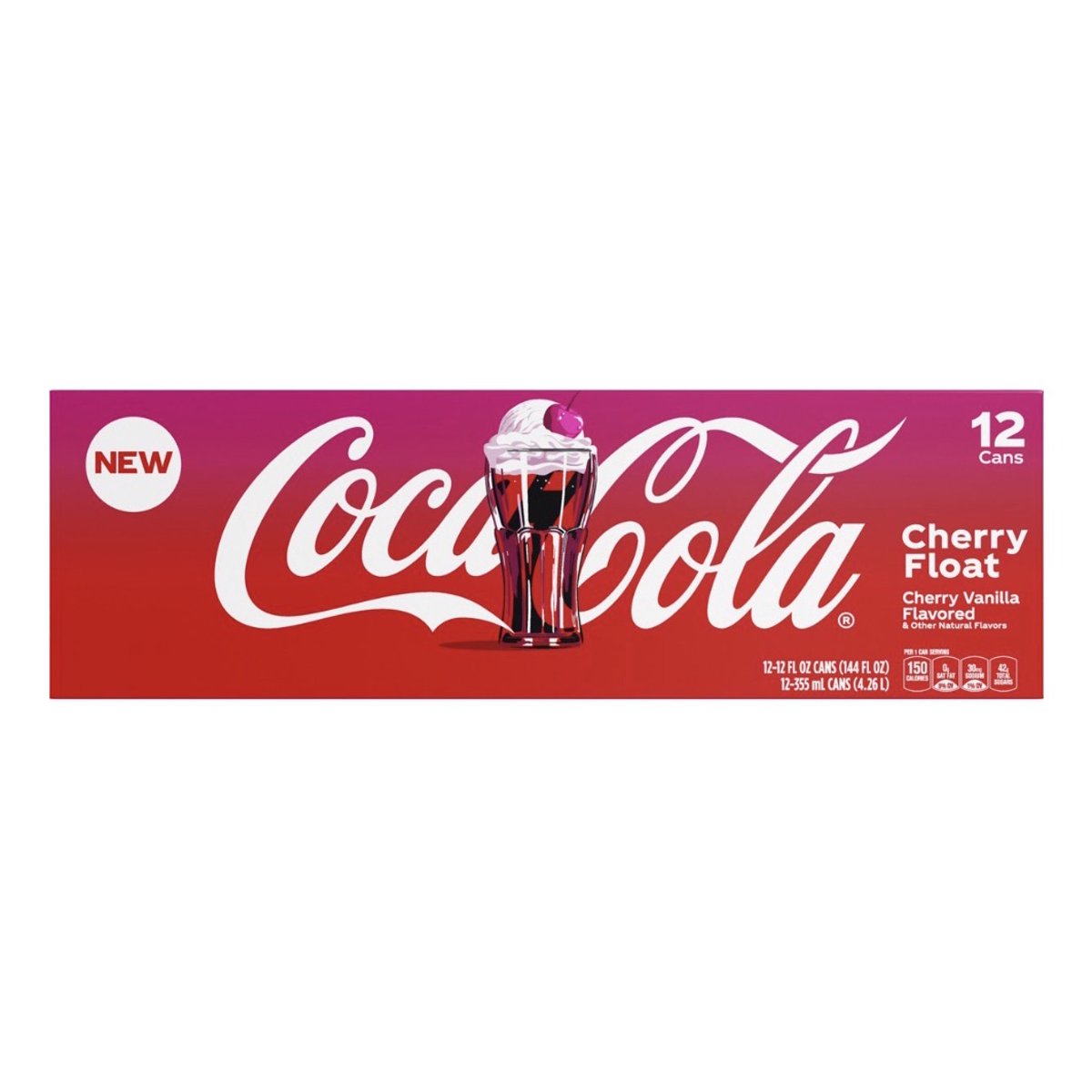 미국직구 Coca-Cola Cherry Float 355ml / Coca-Cola Cherry Float Cherry Vanilla Flavored 24 Cans 2