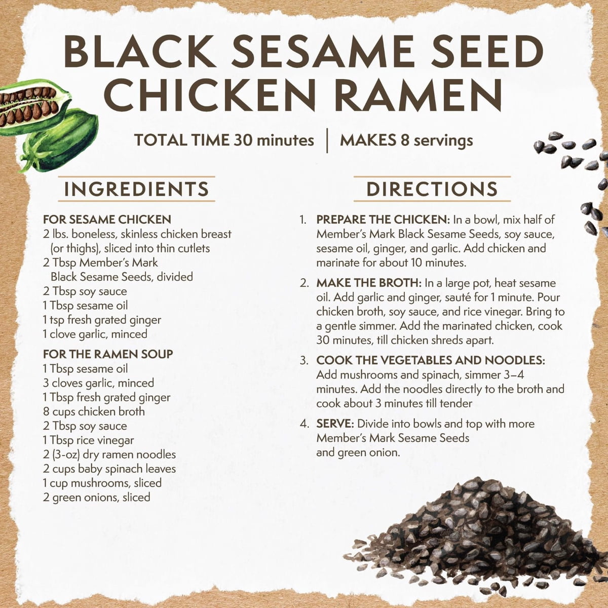 미국직구 멤버스마크 624g / Member's Mark Black Sesame Seed, 624g 6