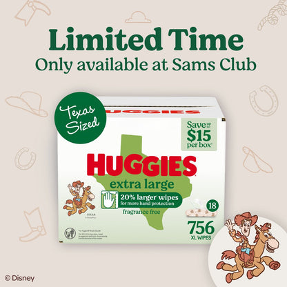 미국직구 Huggies Extra Large 756팩 / Huggies Extra Large Baby Wipes, 18 Flip-Top Packs, 756 ct. 2