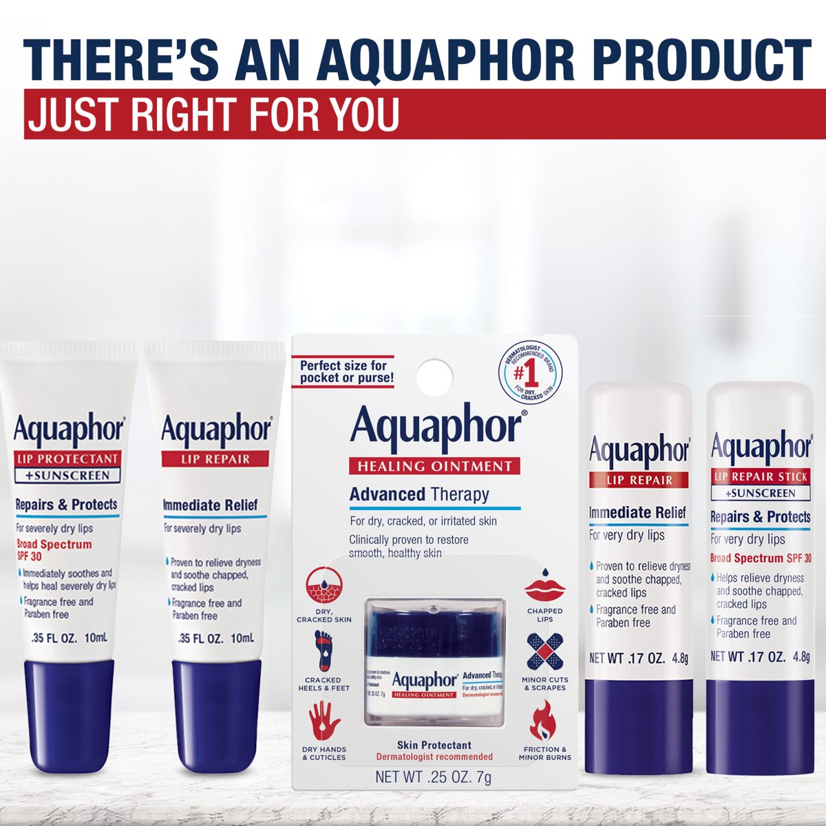 미국직구 Aquaphor Lip Repair 10ml 2팩 / Aquaphor Lip Repair Ointment for Dry Chapped Lips, Lip  5