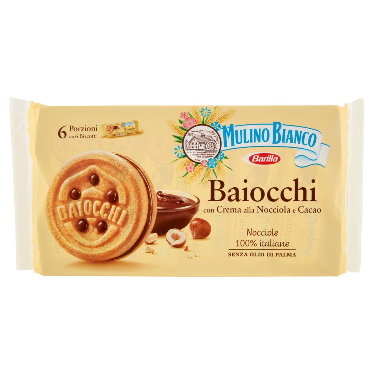 미국직구 3x Baiocchi 견과 335g / 3x | Baiocchi Cookies With Hazelnut And Cocoa Cream Snack Pack  2