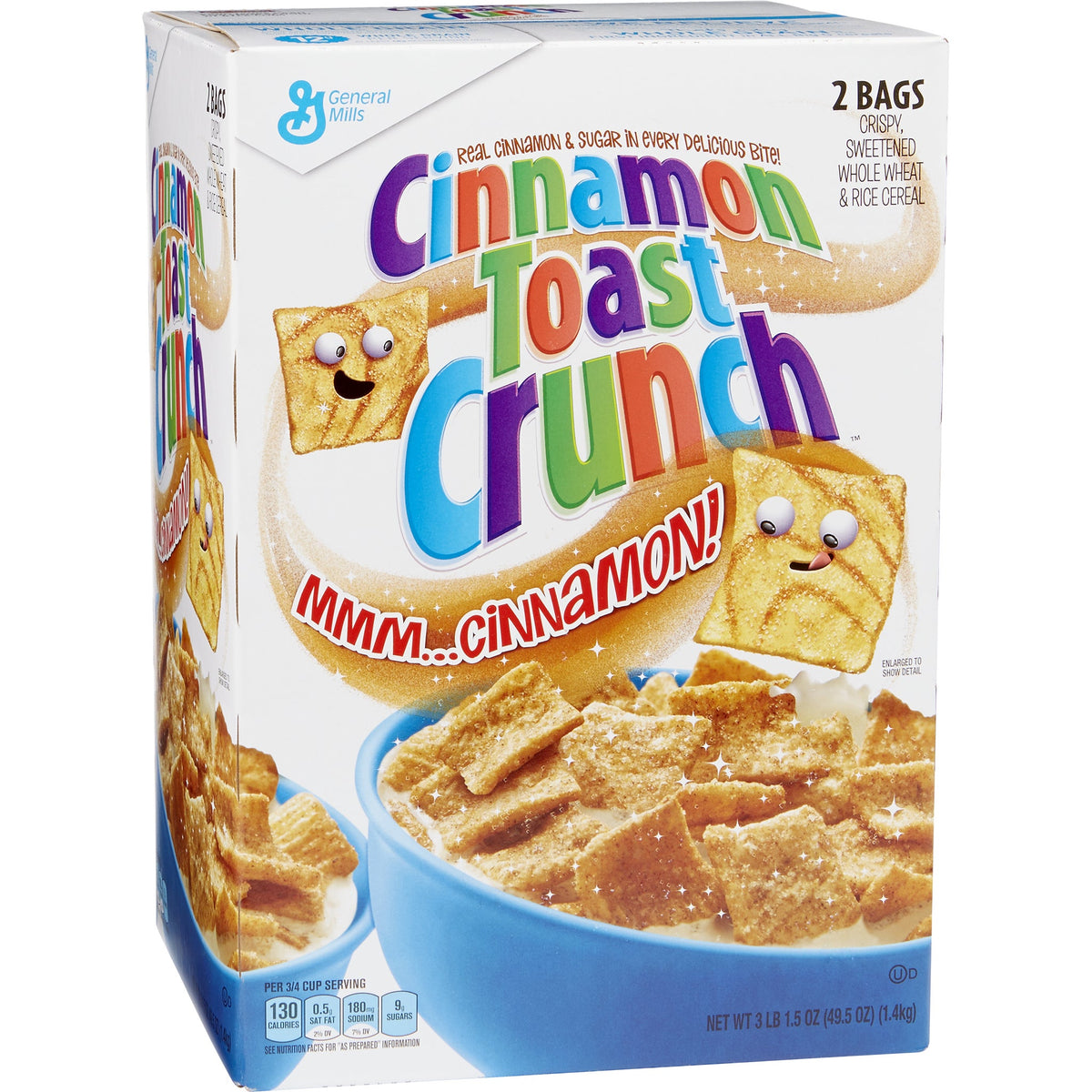 미국직구 시나몬 토스트 크런치 General Mills  Cereal, 49.5 oz